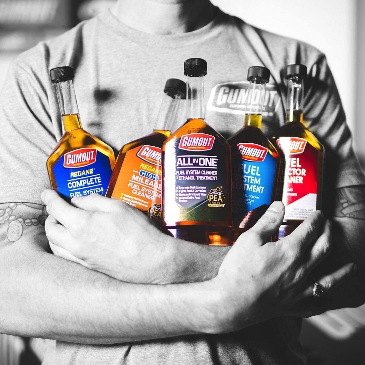 Gumout fuel system cleaner lineup