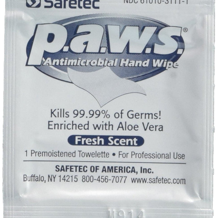 p.a.w.s. Antimicrobial Towelette 100ct Box