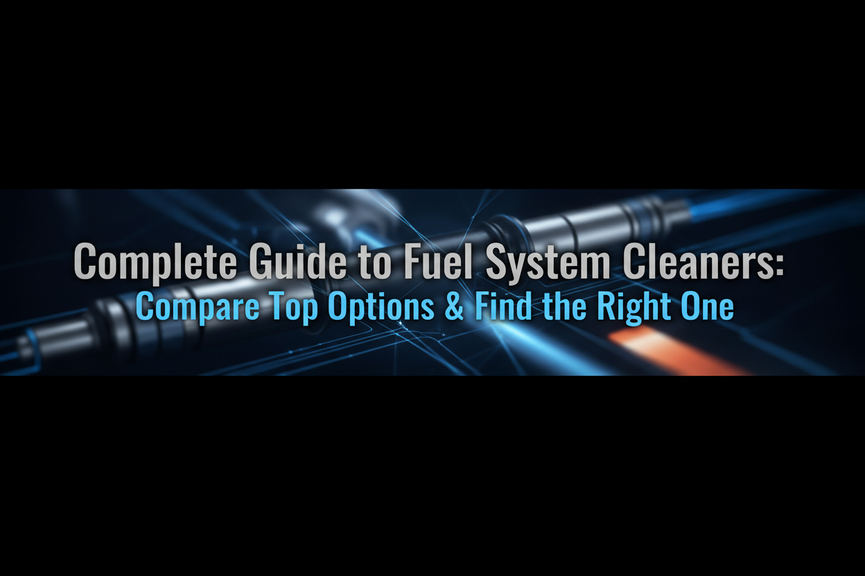Complete Guide to Fuel System Cleaners: Compare Top Options & Find the Right One