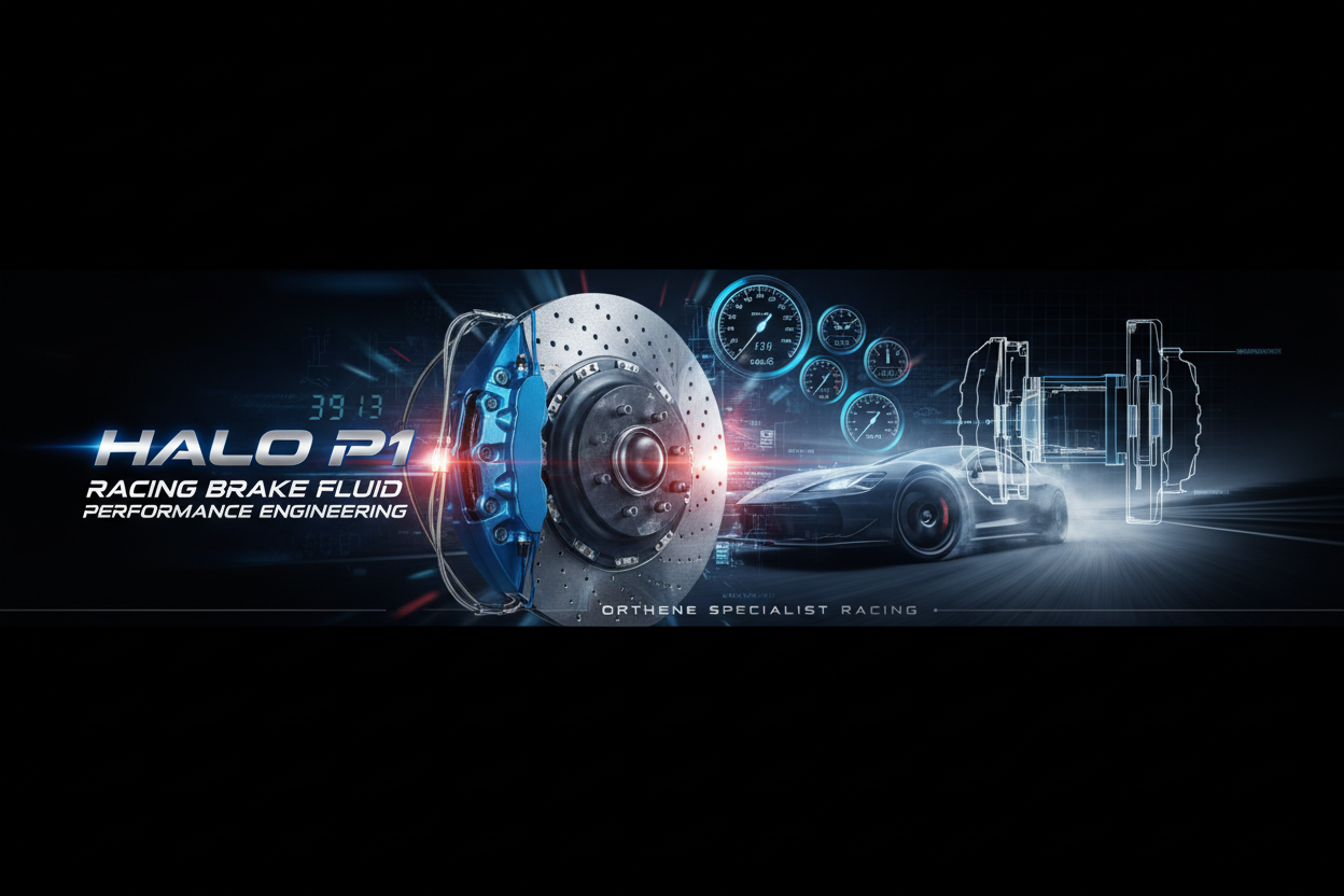 Halo P1 by Orthene Specialist Racing Brake Fluid - Technical Specs & Applications