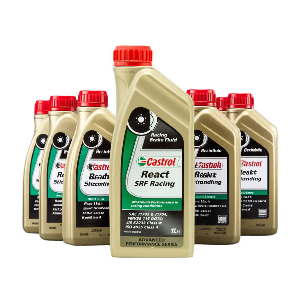 12 x Castrol SRF Racing Brake Fluid Liter Bottles | Vehicle Brake