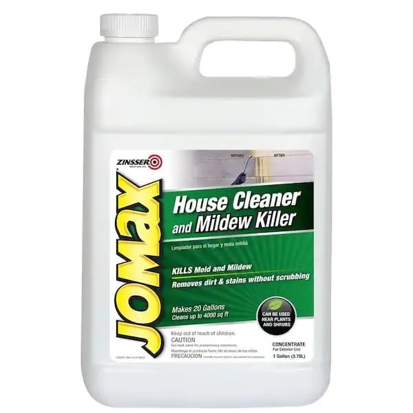 8 Gallons Case Jomax House Cleaner and Mildew Remover 1 Gallon