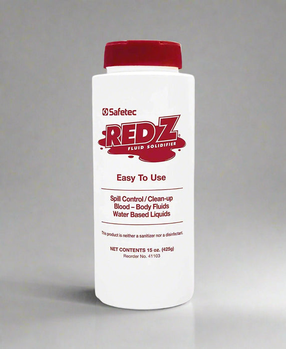 24 Bottles Red Z Fluid Control Solidifier Absorbent Powder 15 oz.