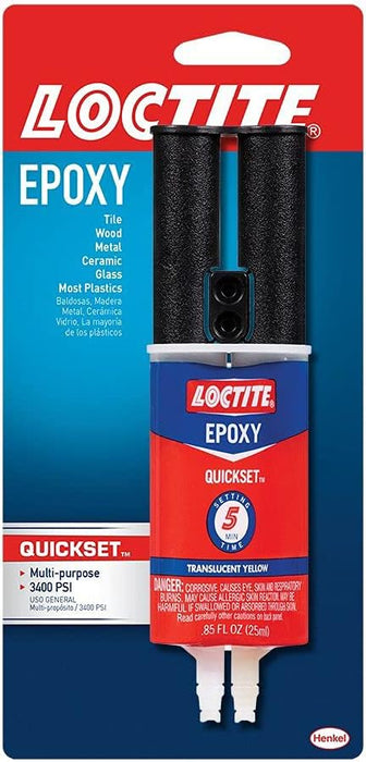 48 Piece Case Loctite Epoxy Quick Set 0.85 oz. Dual Syringe (25mL)