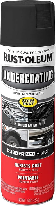 96 Can Case Rust-Oleum Stops Rust Rubberized Undercoating Spray 15 oz. Black