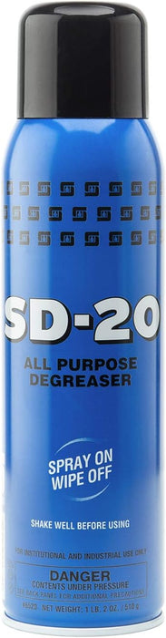 96 Bottles Spartan SD-20 Multipurpose Degreaser Aerosol 20 oz. - Citrus Scent