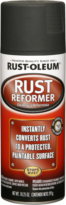 30 Can Case Rust-Oleum Stops Rust Oil-Based Rust Reformer Spray 10.25 oz. Flat Black