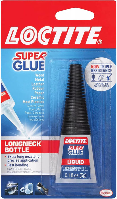 30 Bottle Carton Loctite Super Glue Liquid 0.18 oz. Longneck Bottle (5g)