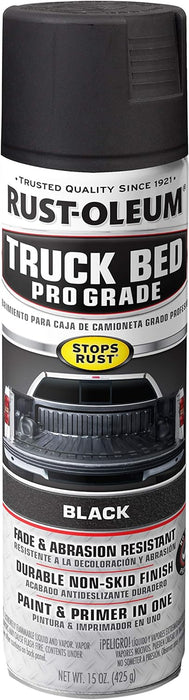 12 Can Case Rust-Oleum Stops Rust Professional Grade Truck Bed Coating Spray 15 oz. Matte Black