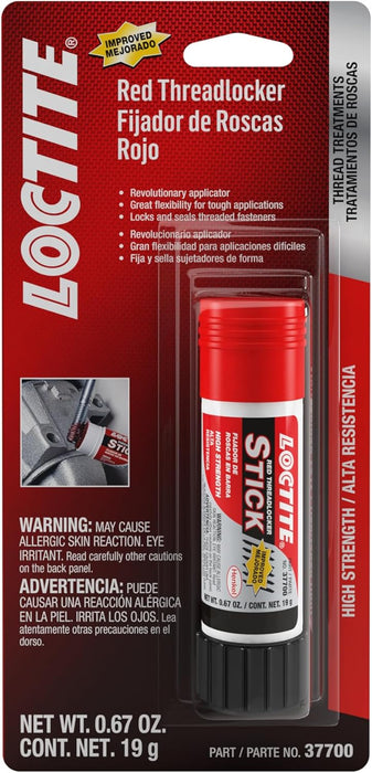 24 Piece Case Loctite 268 Red Threadlocker Stick High-Strength 0.67 oz. Wax Stick (19g)