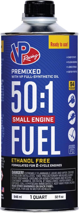 32 Count VP Racing SEF 2-Cycle Small Engine Fuel - 50:1 Premixed Quart Cans