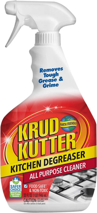 30 Quart Bottle Case Krud Kutter Kitchen Degreaser All-Purpose Cleaner 32 oz. (1 Quart)