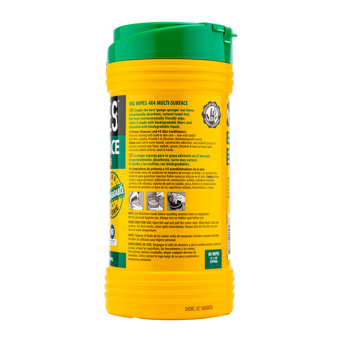 Big Wipes - Multi Surface Tube 8 Tubes