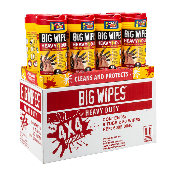 Big Wipes - Heavy Duty Tube - Half Pallet 1/2 Pallet