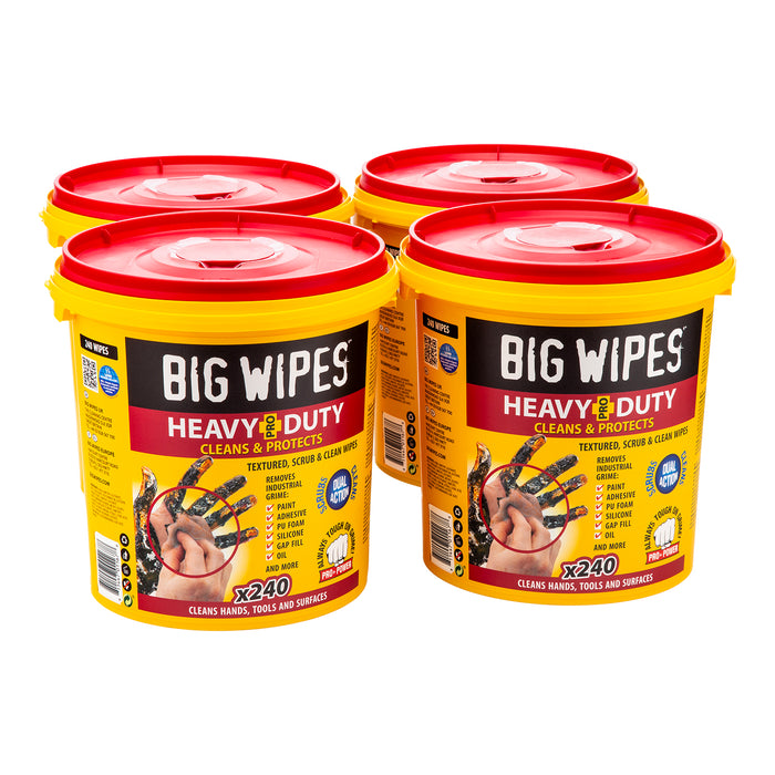 Big Wipes - Heavy Duty Bucket 4 Buckets