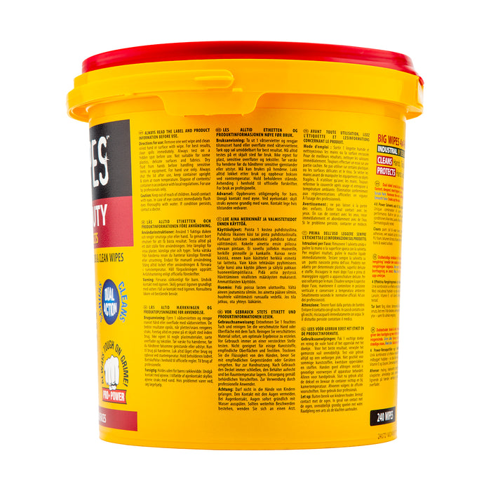 Big Wipes - Heavy Duty Bucket 4 Buckets
