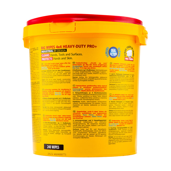 Big Wipes - Heavy Duty Bucket 4 Buckets