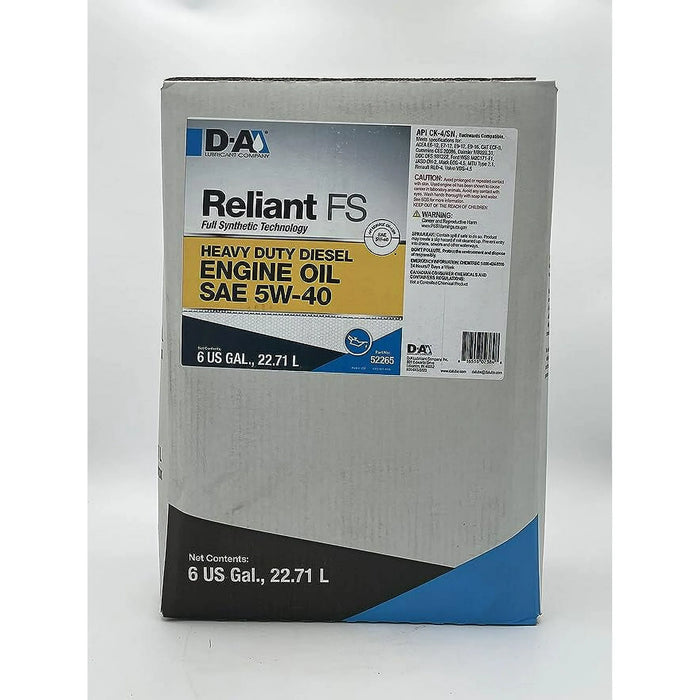 Reliant Premium 5W40 - 6 Gallon