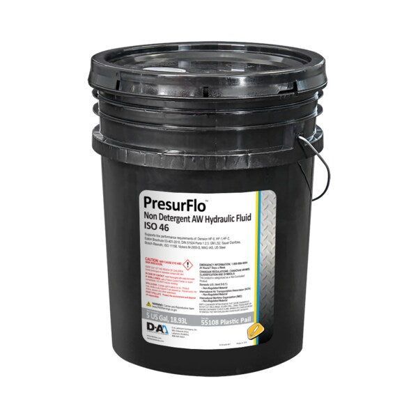 PresurFlo Hydraulic Fluid ISO 46 - 5 Gallon Plastic Pail