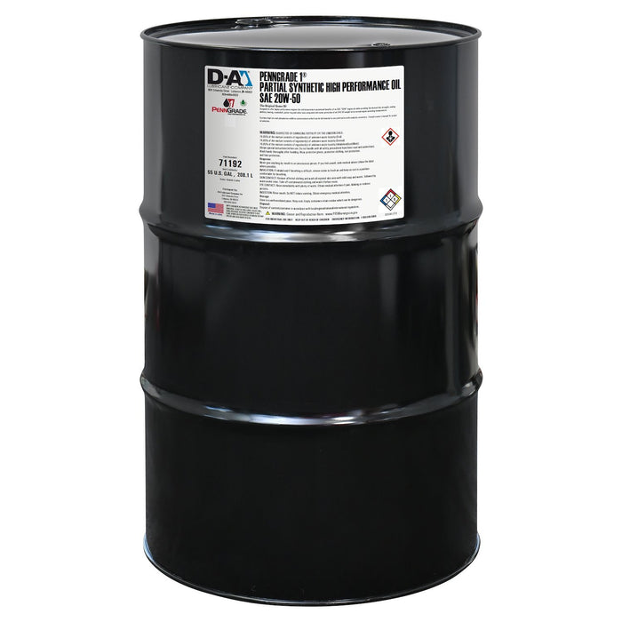 PennGrade 1 Synthetic Blend High Performance Oil SAE 20W50 - 55 Gallon