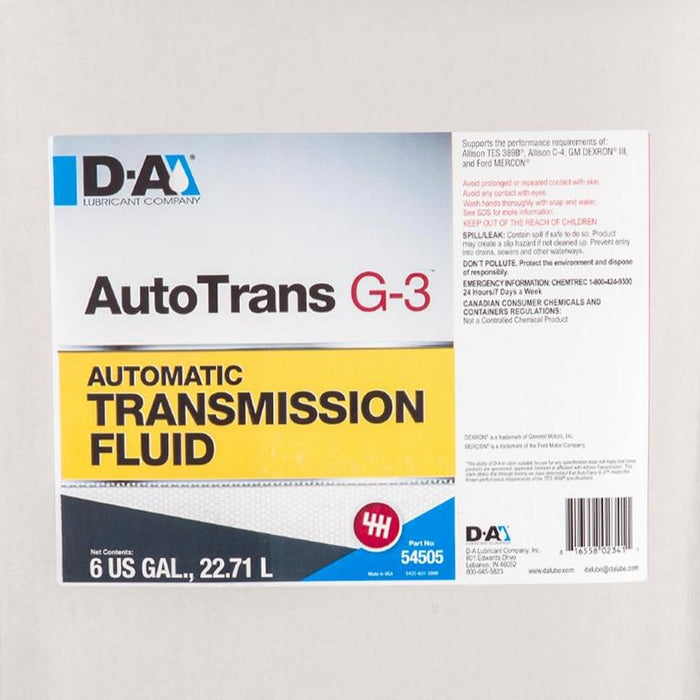 D-A Lubricants Autotrans G3 - 6 Gallon