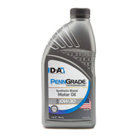 PennGrade Synthetic Blend 10W-30 Motor Oil Quart Bottles - Case of 12