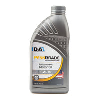PennGrade Full Synthetic 5W-30 Motor Oil Quart Bottles - Case of 12