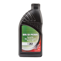 Brad Penn Security SAE 30 Non-Detergent Motor Oil Quart Bottles - Case of 12