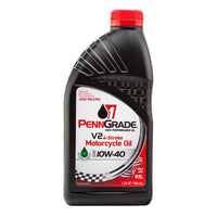 PennGrade 1 Original Green SAE 10W-40 V2 4-Stroke JASO MA2/MA Motorcycle Oil Quart Bottles - Case of 12