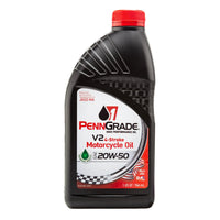 PennGrade 1 Original Green SAE 20W-50 V2 4-Stroke JASO MA Motorcycle Oil Quart Bottles - Case of 12