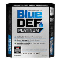 BlueDEF Platinum Diesel Exhaust Fluid Full Pallet 2.5 Gallon Boxes Full Pallet