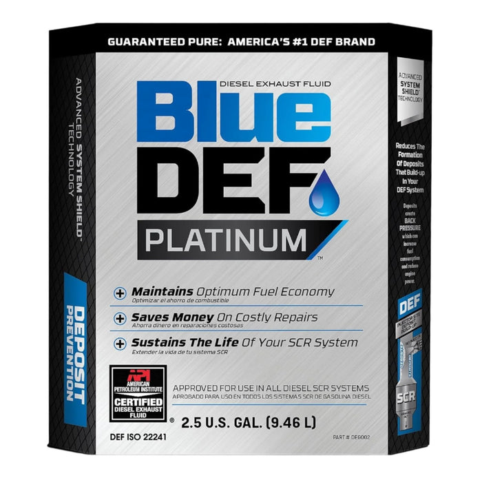 40 Count BlueDEF Platinum Diesel Exhaust Fluid Half Pallet 2.5 Gallon Boxes