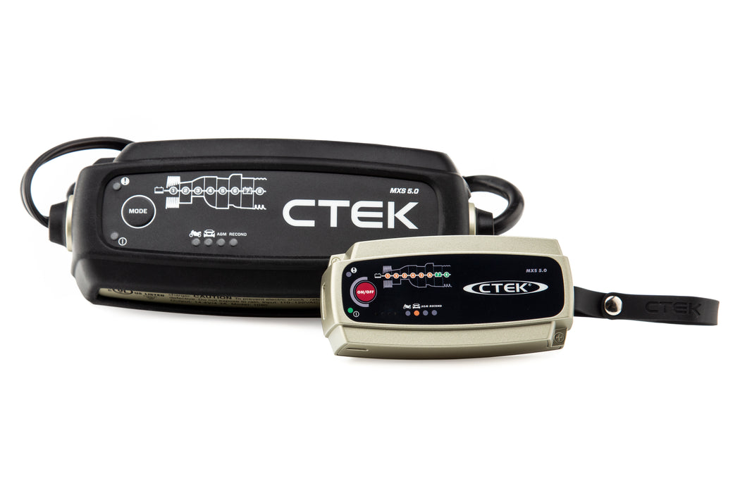 CTEK MXS 5.0 Battery Care Kit with Battery Bank, Eyelet and Bumper