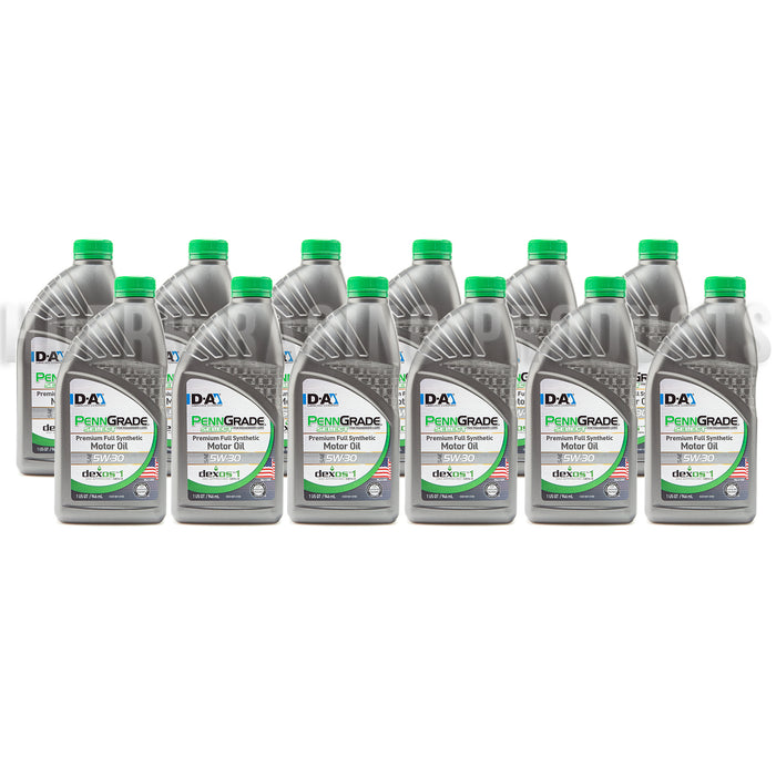 PennGrade Select 5W-30 FS Motor Oil Quart Bottles 12 Bottles