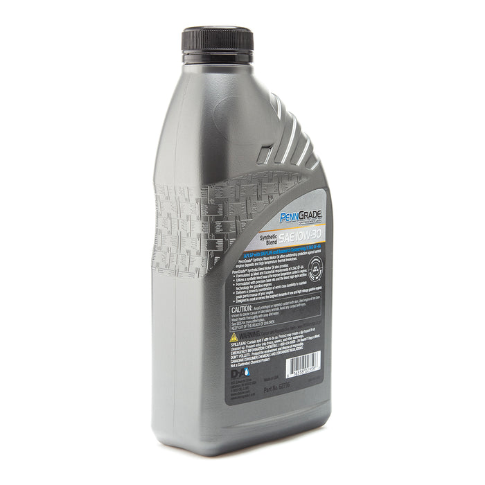 PennGrade Synthetic Blend 10W-30 Motor Oil Quart 12 Bottles