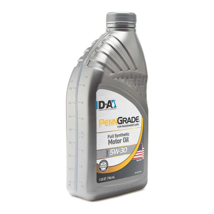 PennGrade Full Synthetic 5W-30 Motor Oil Quart Bottles 12 Bottles