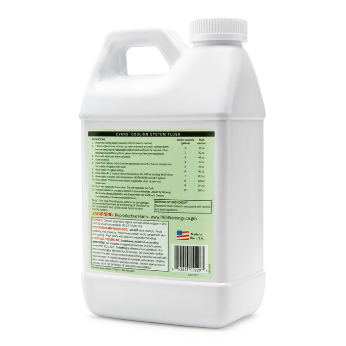 Evans Cooling System Flush - 64 oz Jug - 12 Jugs