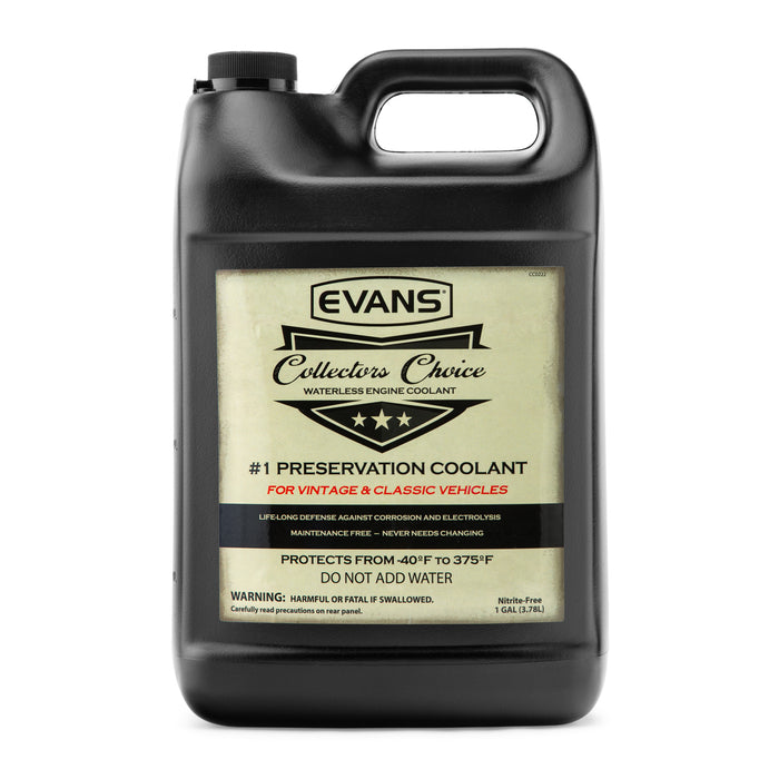 Evans Collectors Choice Waterless Engine Coolant – 1 Gallon - 12 Jugs