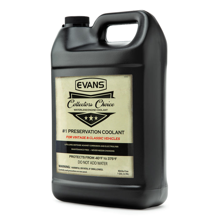 Evans Collectors Choice Waterless Engine Coolant – 1 Gallon - 12 Jugs