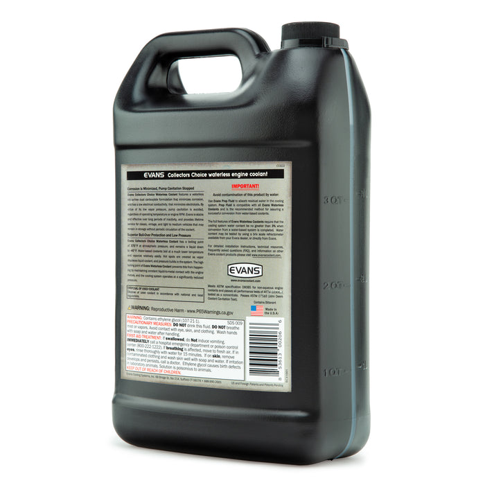 Evans Collectors Choice Waterless Engine Coolant – 1 Gallon - 12 Jugs
