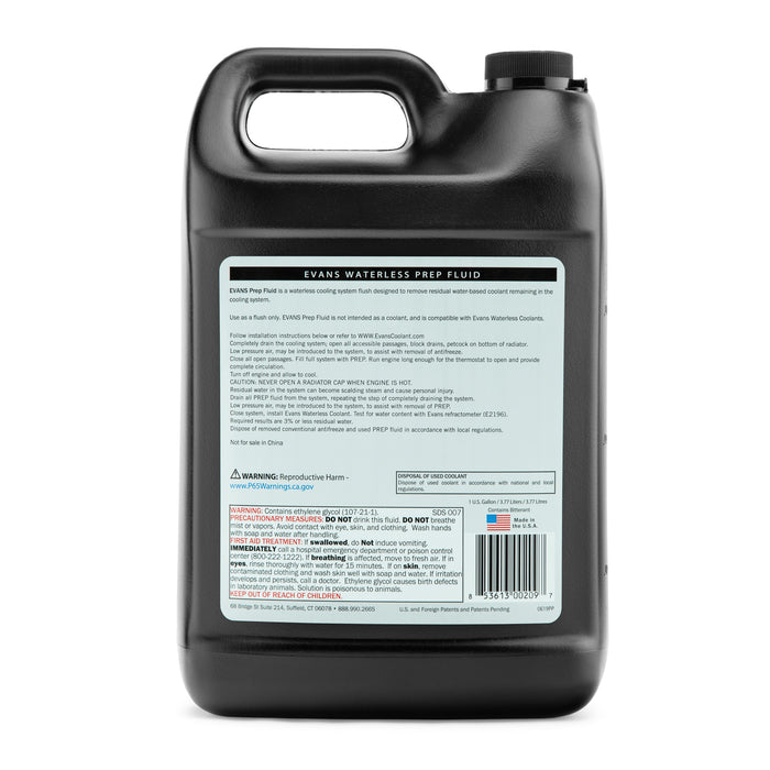 Evans EC42001 Waterless Coolant Prep Fluid – 1 Gallon Jug - 12 Jugs