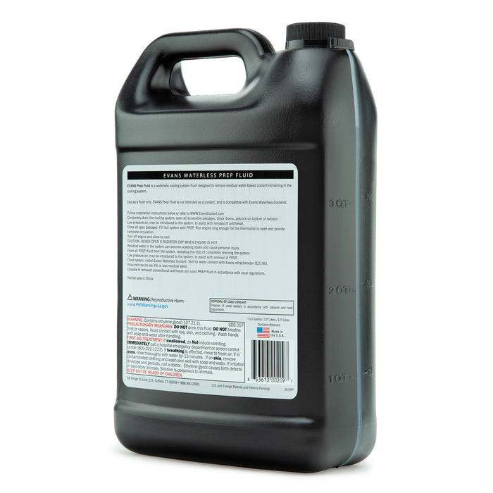Evans EC42001 Waterless Coolant Prep Fluid – 1 Gallon Jug - 12 Jugs