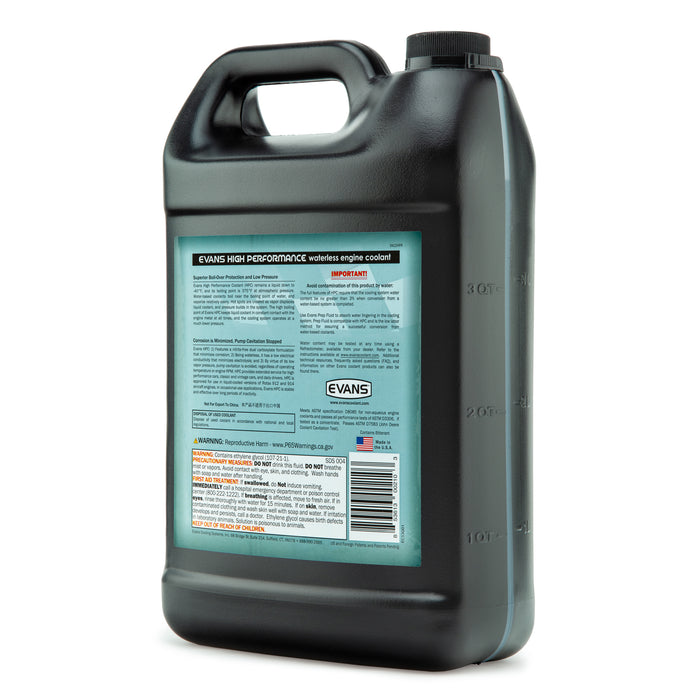 Evans EC53001 High Performance Waterless Coolant – ½ Gallon Jug - 12 Jugs