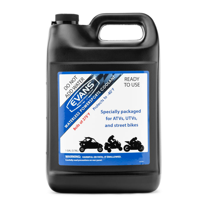 Evans Powersports Waterless Coolant – 1 Gallon Jug - 12 Jugs