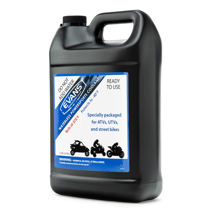 Evans Powersports Waterless Coolant – 1 Gallon Jug - 12 Jugs