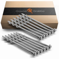 GroundGrabba Pro, 1 Foot Ground Anchors - Case of 96