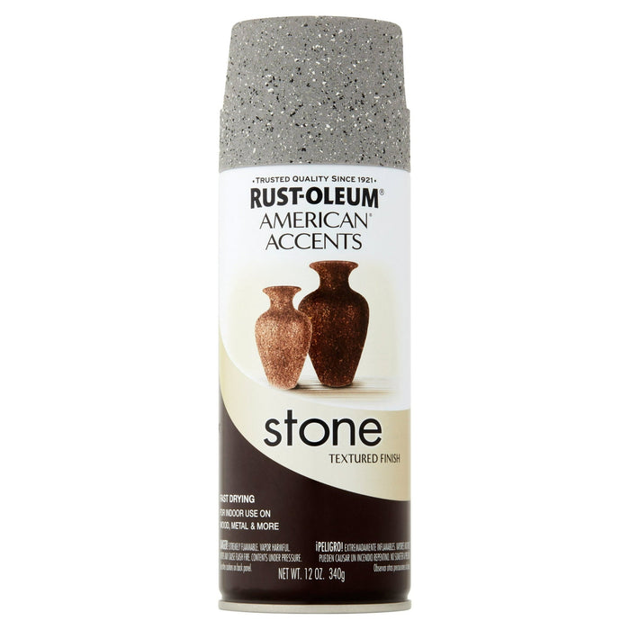 18 Can Case of Rust-Oleum Stone Creations Spray Paint 12 oz. Gray Stone