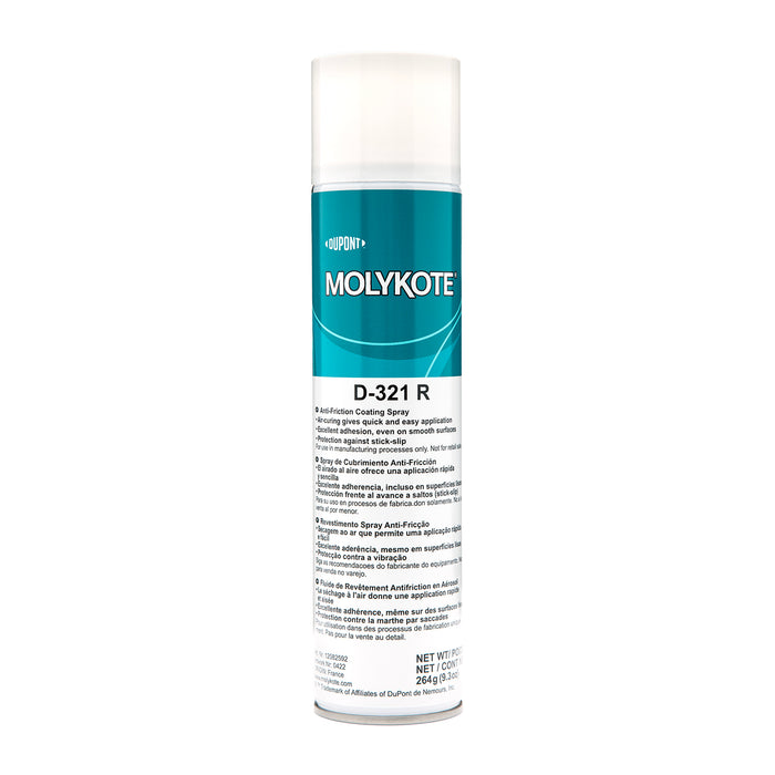 12 Count Molykote D-321 R Anti-Friction Coating Aerosol 400mL Spray Cans