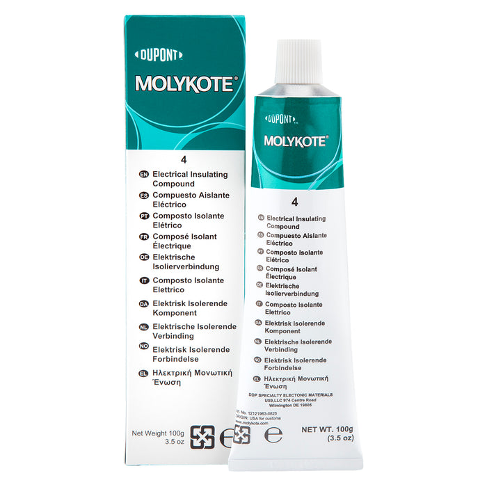 Molykote 4 Electrical Insulating Compound - 100 gram Tube - Case of 12