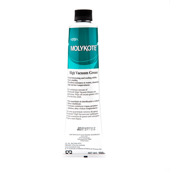 Molykote High Vacuum Grease 100 g Tubes - Case of 12